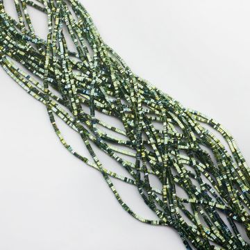 Hematyt kostka płaska emerald 2x2mm