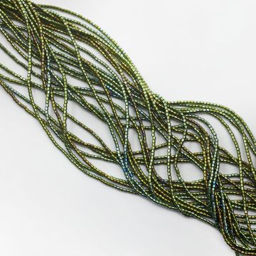 Hematyt walec emerald 1,5x1,5mm