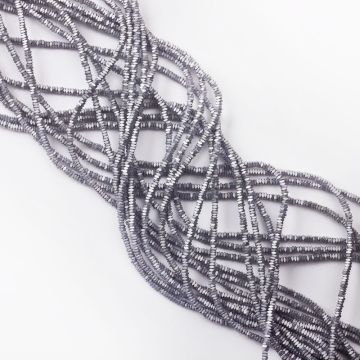 Hematyt przekładka poduszka mat silver 2x1mm