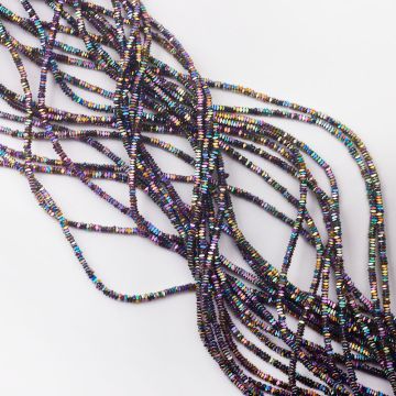 Hematyt przekładka poduszka multicolor 2x1mm