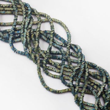 Hematyt przekładka poduszka mat emerald 4x1mm