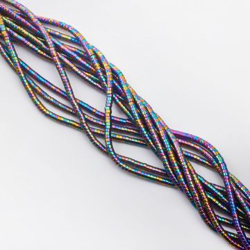 Hematyt krążek płaski multicolor 4x2mm