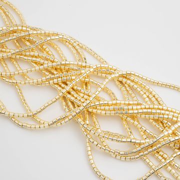 Hematyt walec light gold 3x3mm