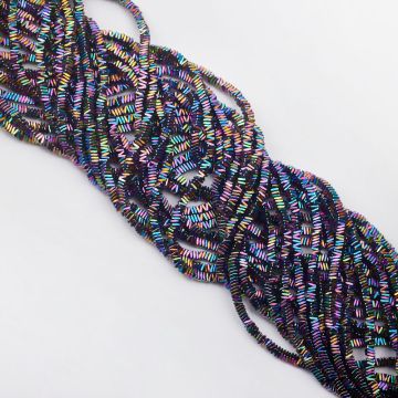 Hematyt przekładka poduszka multicolor 3x1mm