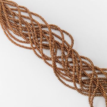 Hematyt przekładka kwiatek bronze 4,5x3mm