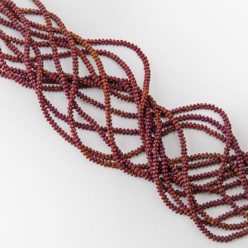 Hematyt przekładka kwiatek volcano mat 4,5x3mm