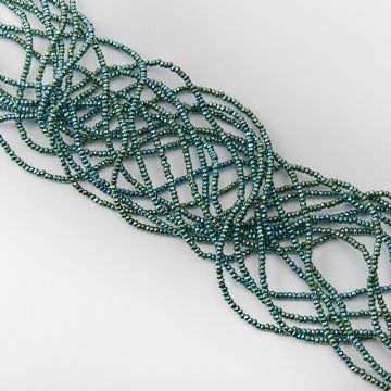 Hematyt oponka fasetowana emerald 3x2mm