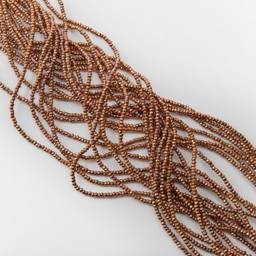 Hematyt oponka fasetowana bronze 3x2mm