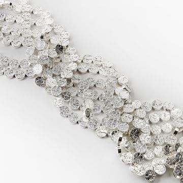 Hematyt przekładka drzewo rodziny light silver 10mm