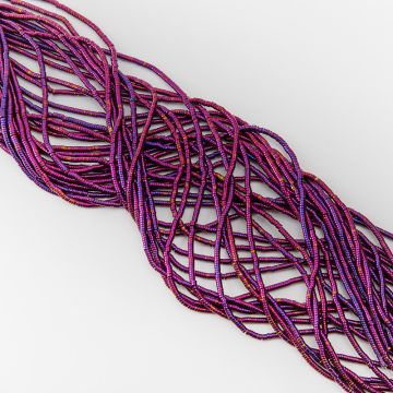 Hematyt krążek volcano 3x1mm