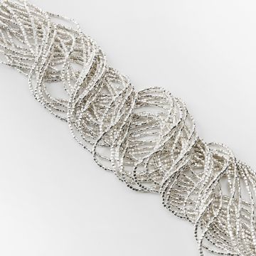 Hematyt walec kanciasty light silver 2mm