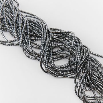 Hematyt walec kanciasty natural 3mm