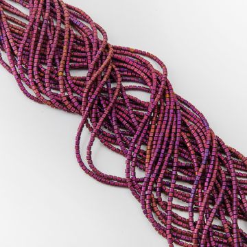 Hematyt walec kanciasty volcano mat 3mm