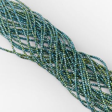 Hematyt walec kanciasty emerald 2,5mm