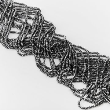 Hematyt oponka fasetowana sharp cut natural 4mm