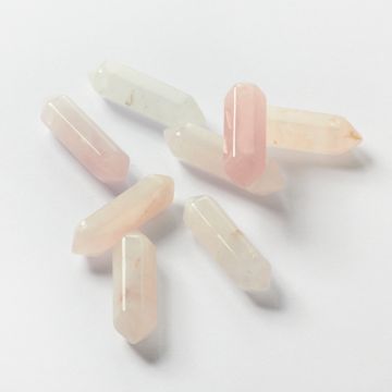 Kryształ górski różowy zawieszka grot 29-30mm