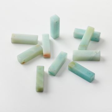 Amazonit zawieszka słupek 25x7mm