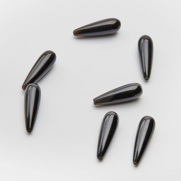 Onyks kropla gładka zawieszka 23,5x7,5mm