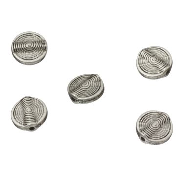 Posrebrzane krążki hipnotyzujące 12mm