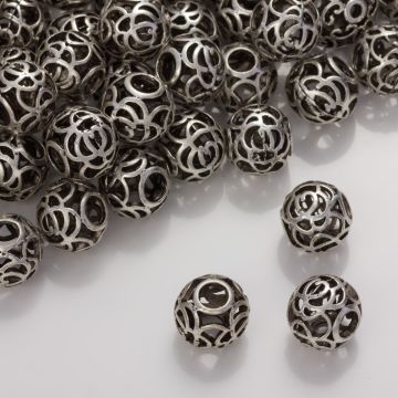 Koralik z wyciętym wzorkiem 11mm