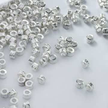 Metalowy koralik oponka 5mm