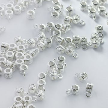 Metalowa krawatka walec ozdobny 5,5mm