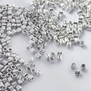 Metalowy koralik walec 3mm