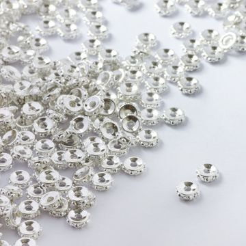 Koralik metalowy oponka wklęsła 5,5mm