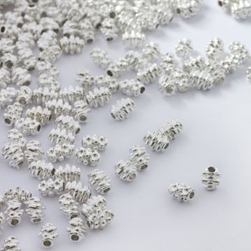 Metalowe koraliki walce jerzyki 4mm