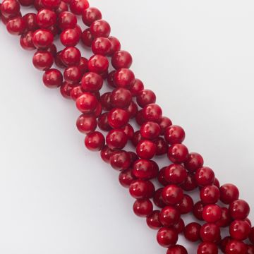Koral czerwony kulka gładka A grade 10-15mm