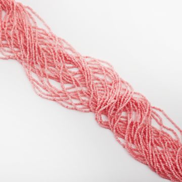 Koral różowy kulka gładka 2mm