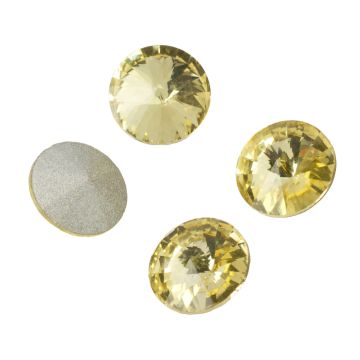 Kryształek rivoli jonquil 14mm