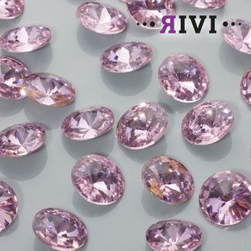 Kaboszon kryształowy rose 16mm