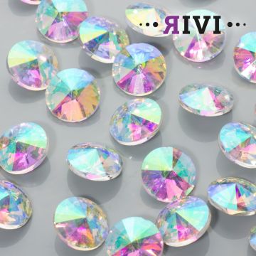 Kaboszon kryształowy crystal AB 16mm