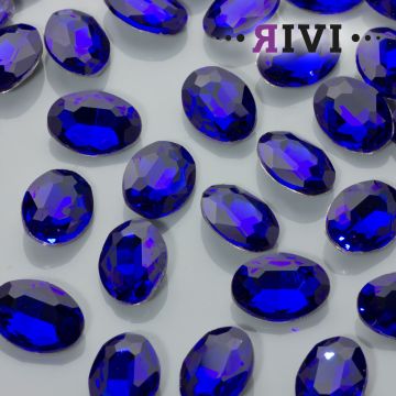 Kaboszon kryształowy indigo 13x18mm