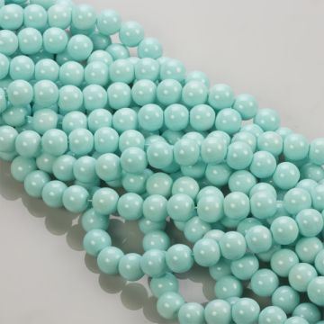 Koraliki szklane kulki baby blue 10mm Koraliki szklane kulki baby blue 10mm