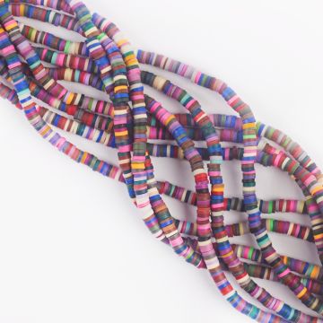 Koraliki Katsuki z modeliny multikolor 4mm