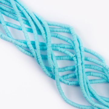 Koraliki Katsuki z modeliny błękitne 4mm