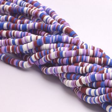 Koraliki Katsuki z modeliny multikolor  6mm