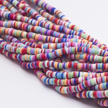 Koraliki Katsuki z modeliny multikolor  6mm