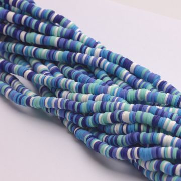 Koraliki Katsuki z modeliny niebieskie 6mm