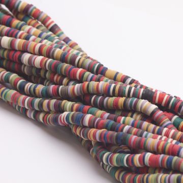 Koraliki Katsuki z modeliny multikolor  6mm