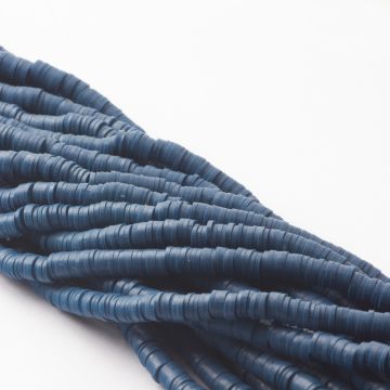 Koraliki Katsuki z modeliny ciemnoniebieskie  6mm