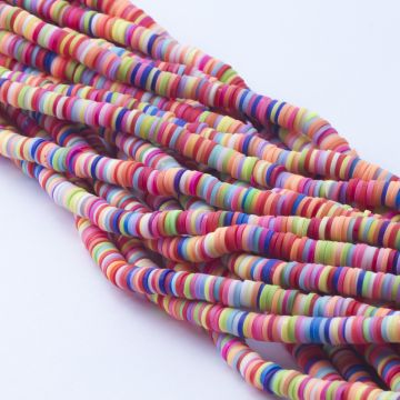 Koraliki Katsuki z modeliny multikolor  6mm