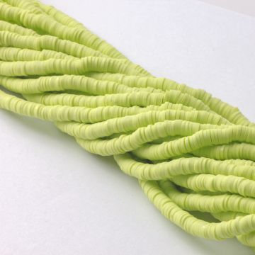 Koraliki Katsuki z modeliny seledynowe  6mm