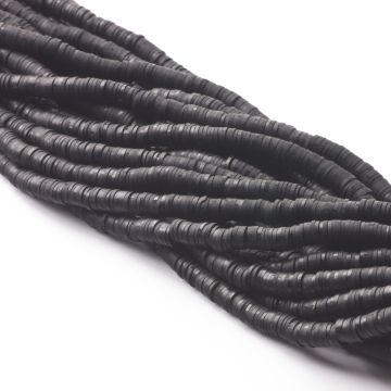 Koraliki Katsuki z modeliny czarne  6mm