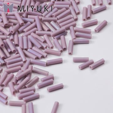Koraliki Miyuki Bugles #2 6 mm Matte Opaque Mauve AB