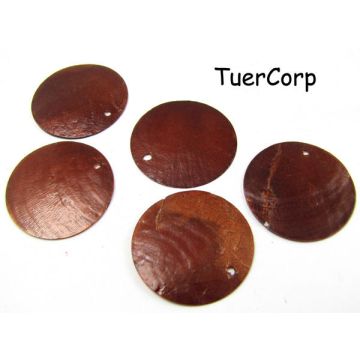 Masa perłowa koło brązowe 30mm