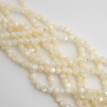 Masa perłowa opalizująca kulka gładka 6mm