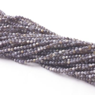 Kulka z masy perłowej szara 3mm